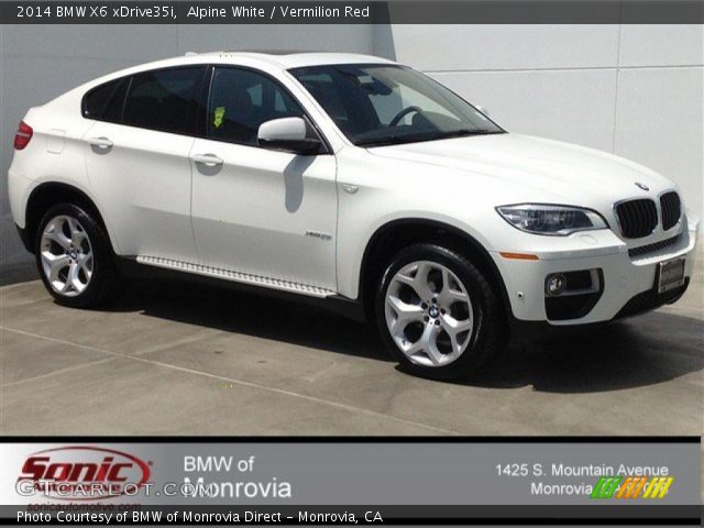 2014 BMW X6 xDrive35i in Alpine White