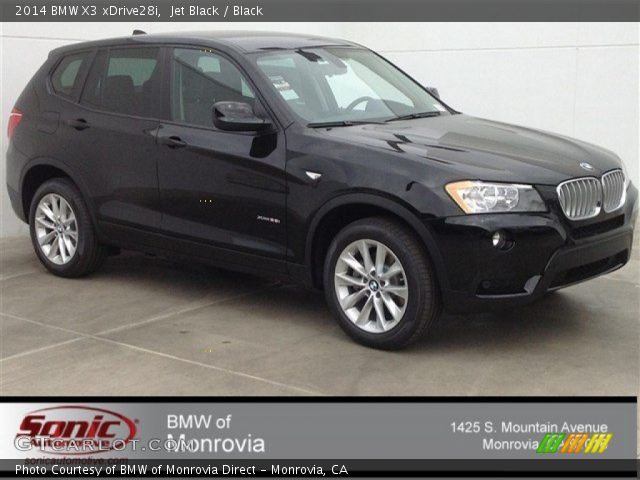 2014 BMW X3 xDrive28i in Jet Black