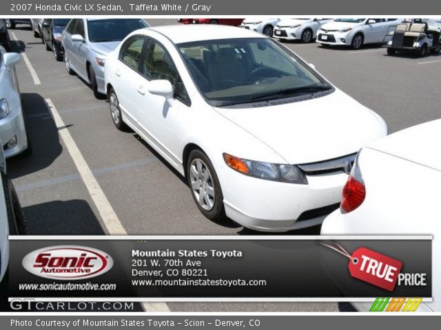 2007 Honda Civic LX Sedan in Taffeta White
