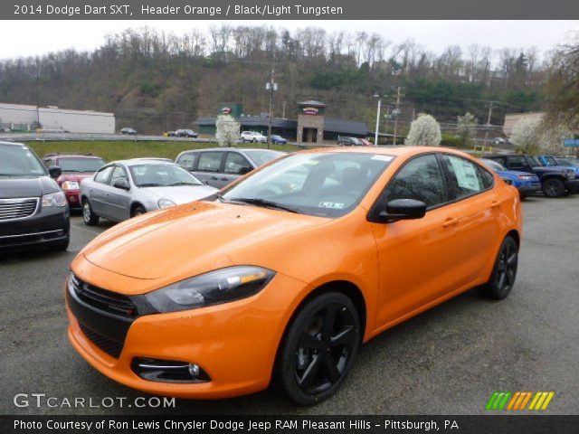 2014 Dodge Dart SXT in Header Orange