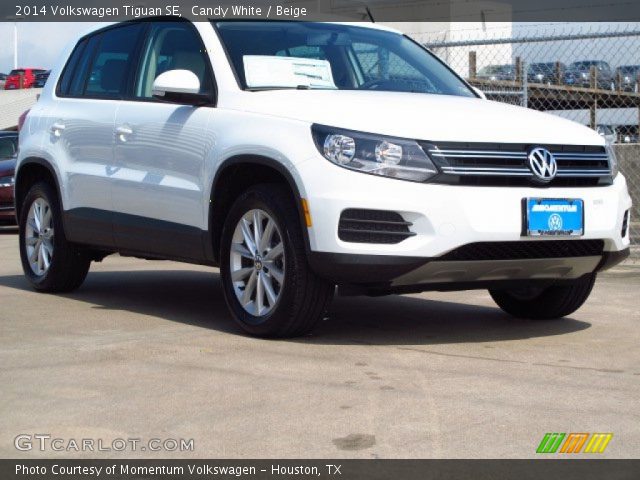 2014 Volkswagen Tiguan SE in Candy White