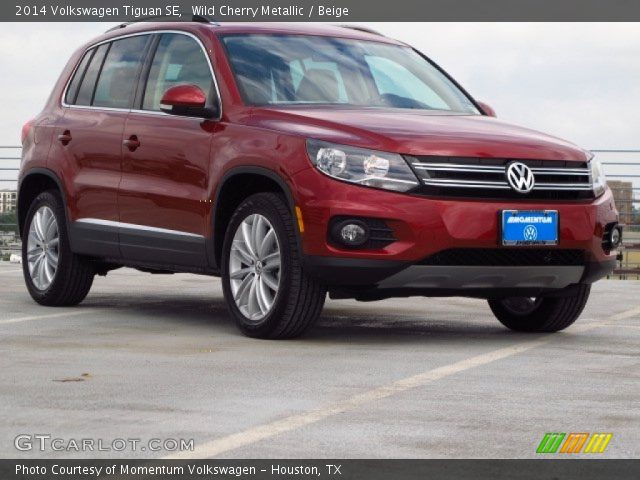 2014 Volkswagen Tiguan SE in Wild Cherry Metallic