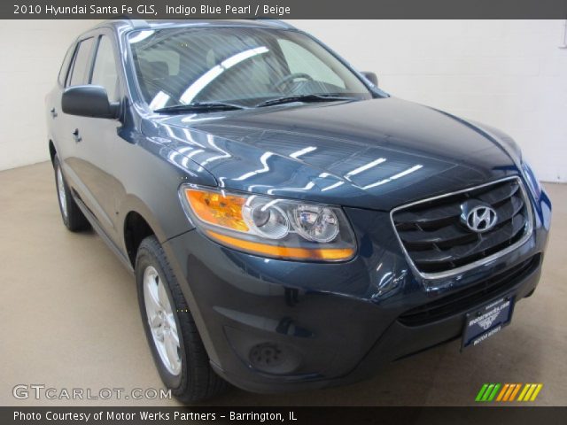 2010 Hyundai Santa Fe GLS in Indigo Blue Pearl