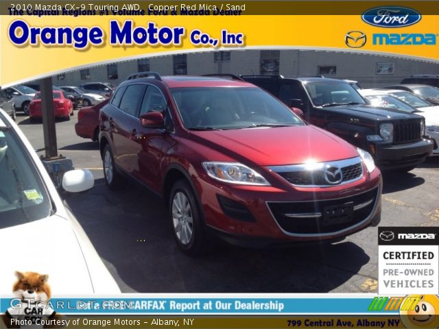 2010 Mazda CX-9 Touring AWD in Copper Red Mica