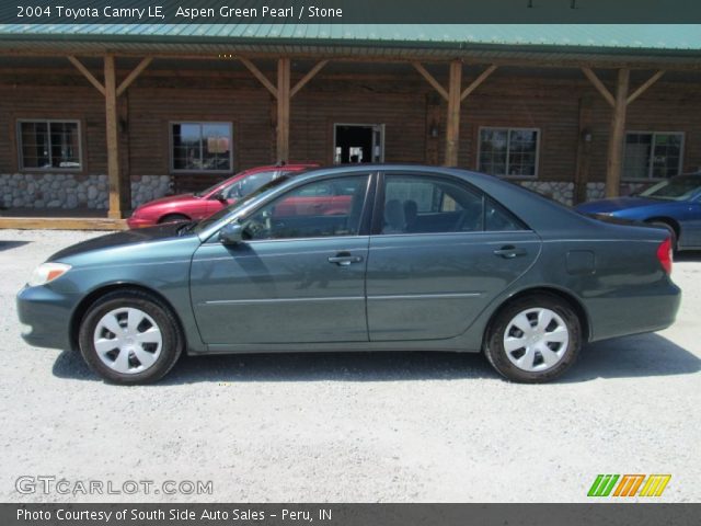 2004 Toyota Camry LE in Aspen Green Pearl