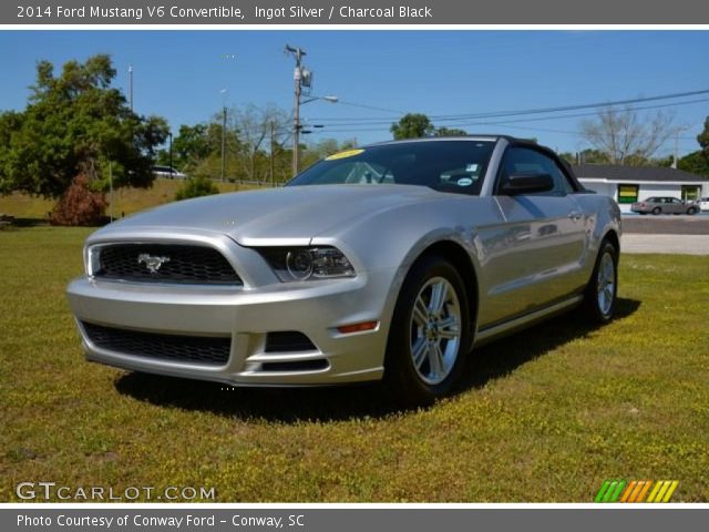 2014 Ford Mustang V6 Convertible in Ingot Silver
