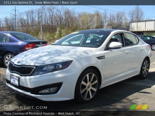 2011 Kia Optima SX in Snow White Pearl