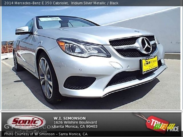 2014 Mercedes-Benz E 350 Cabriolet in Iridium Silver Metallic