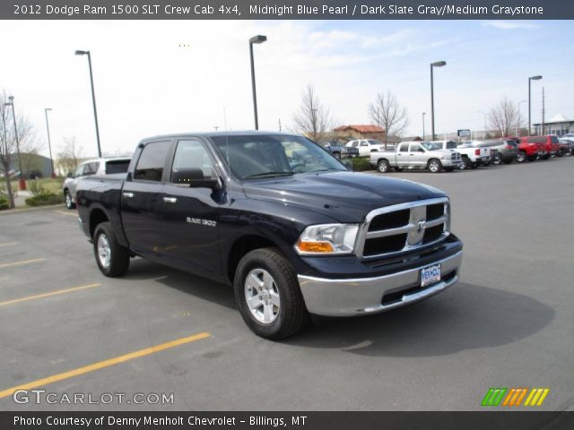 2012 Dodge Ram 1500 SLT Crew Cab 4x4 in Midnight Blue Pearl