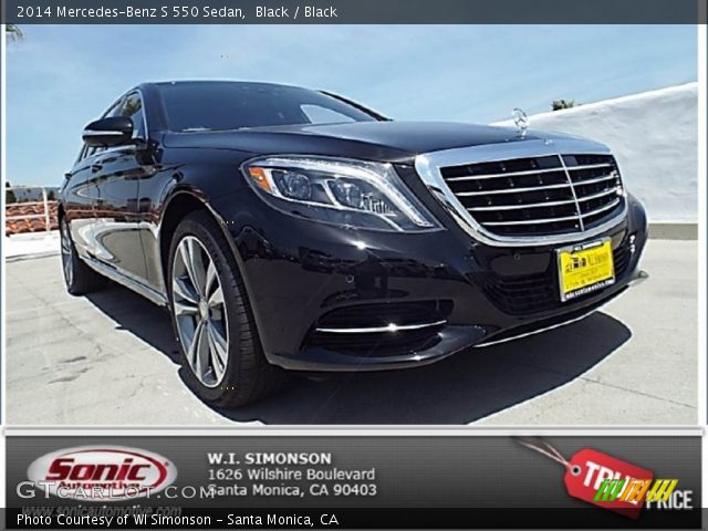 2014 Mercedes-Benz S 550 Sedan in Black