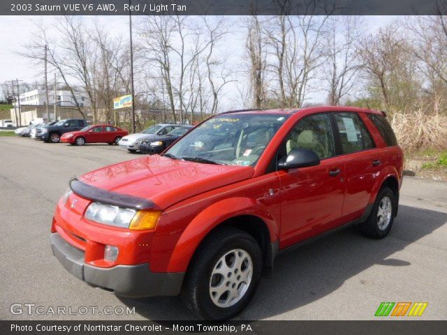 2003 Saturn VUE V6 AWD in Red