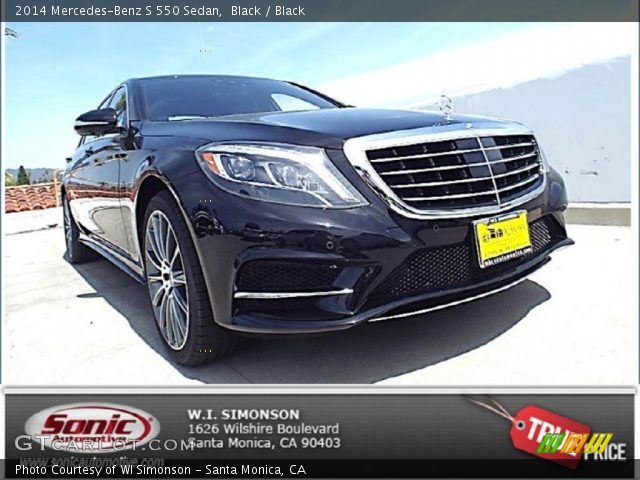 2014 Mercedes-Benz S 550 Sedan in Black