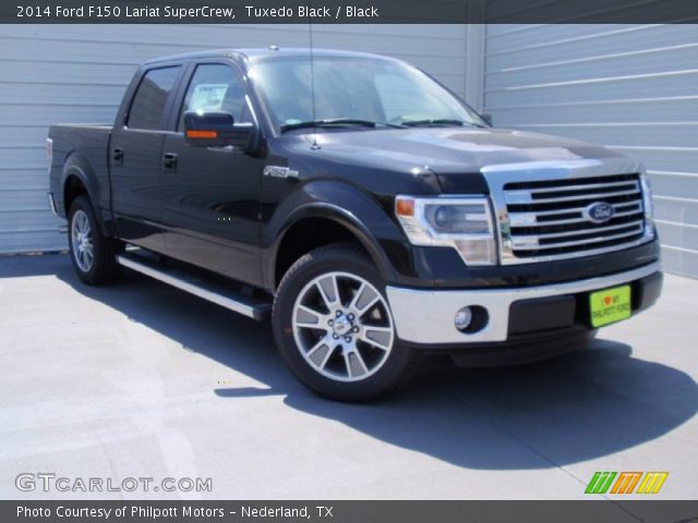 2014 Ford F150 Lariat SuperCrew in Tuxedo Black