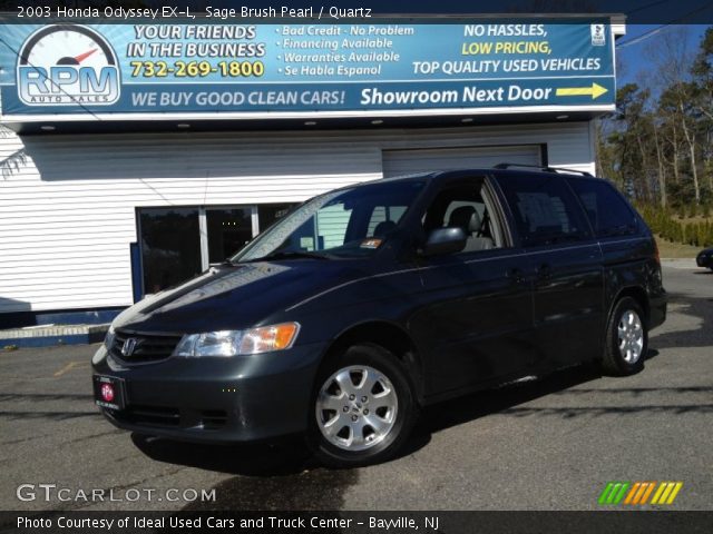 2003 Honda Odyssey EX-L in Sage Brush Pearl