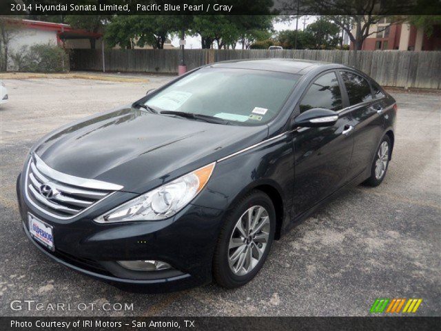 2014 Hyundai Sonata Limited in Pacific Blue Pearl