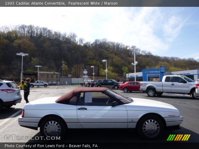 1993 Cadillac Allante Convertible in Pearlescent White