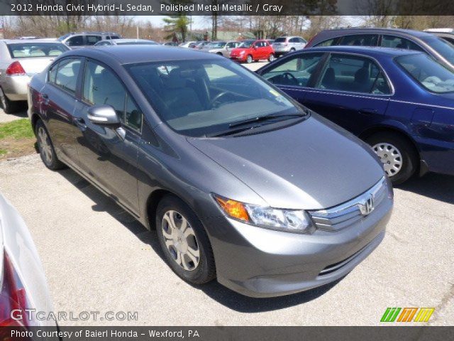 2012 Honda Civic Hybrid-L Sedan in Polished Metal Metallic