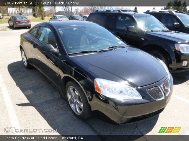 2007 Pontiac G6 GT Coupe in Black