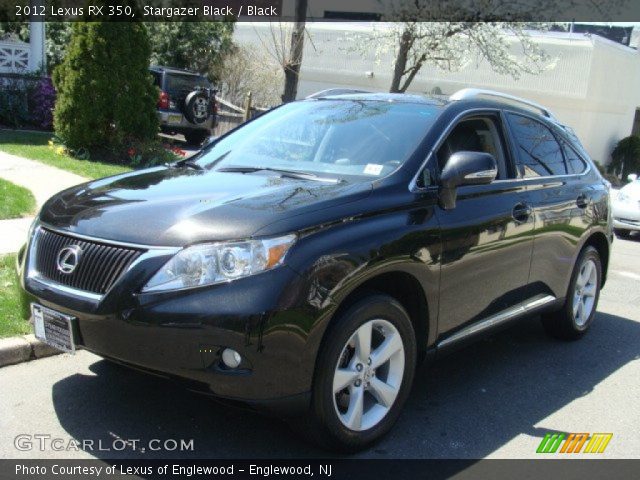 2012 Lexus RX 350 in Stargazer Black