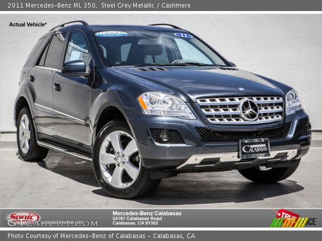 2011 Mercedes-Benz ML 350 in Steel Grey Metallic