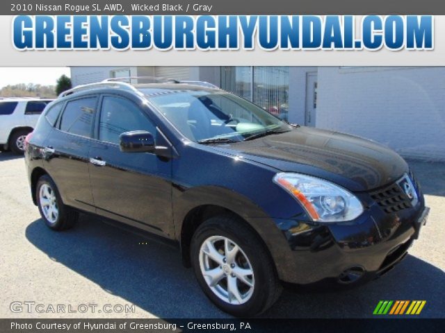 2010 Nissan Rogue SL AWD in Wicked Black