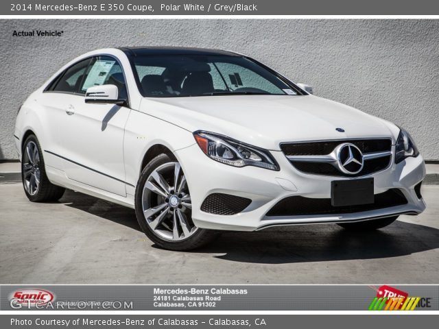 2014 Mercedes-Benz E 350 Coupe in Polar White