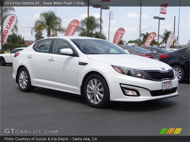 2014 Kia Optima EX in Snow White Pearl
