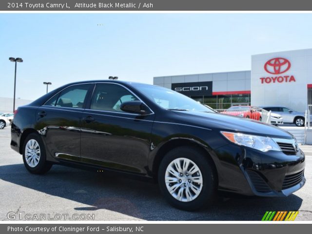 2014 Toyota Camry L in Attitude Black Metallic