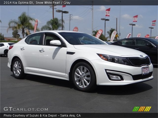 2014 Kia Optima EX in Snow White Pearl