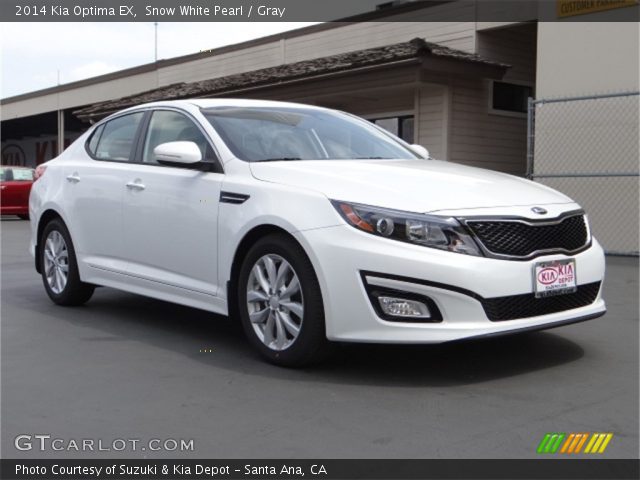 2014 Kia Optima EX in Snow White Pearl