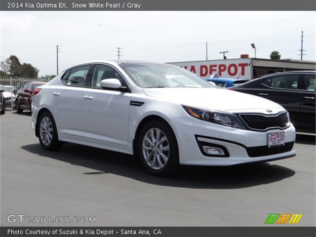 2014 Kia Optima EX in Snow White Pearl