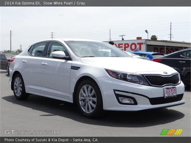 2014 Kia Optima EX in Snow White Pearl