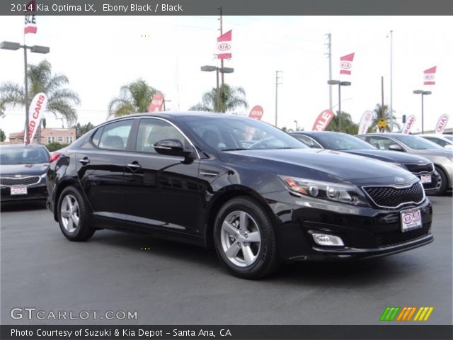 2014 Kia Optima LX in Ebony Black