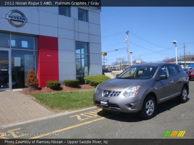 2011 Nissan Rogue S AWD in Platinum Graphite