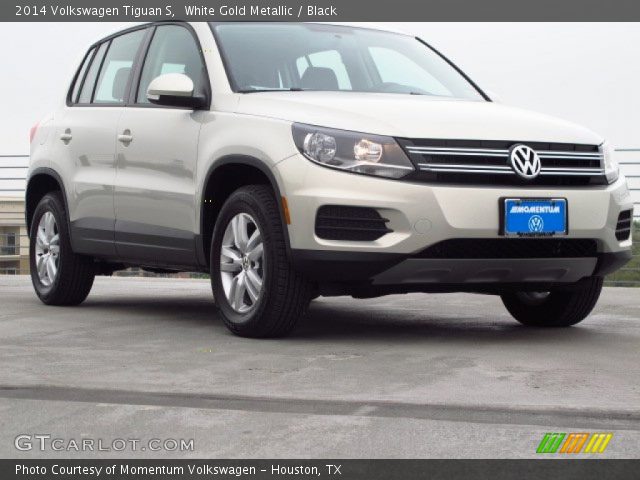 2014 Volkswagen Tiguan S in White Gold Metallic