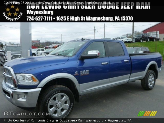 2014 Ram 2500 Laramie Crew Cab 4x4 in Blue Streak Pearl Coat