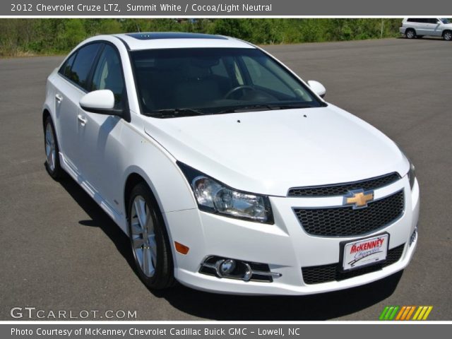 2012 Chevrolet Cruze LTZ in Summit White