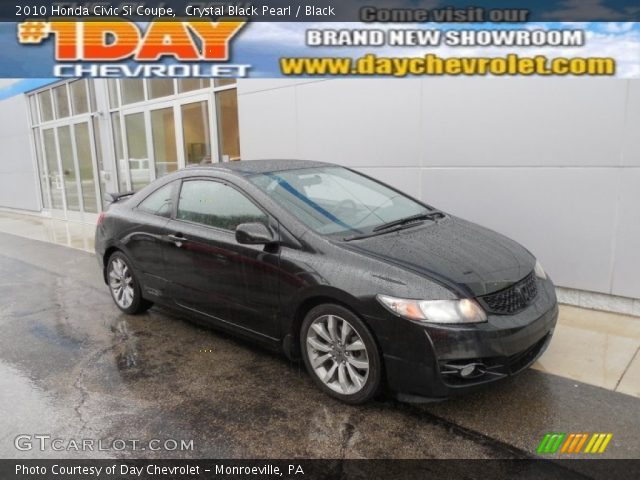 2010 Honda Civic Si Coupe in Crystal Black Pearl