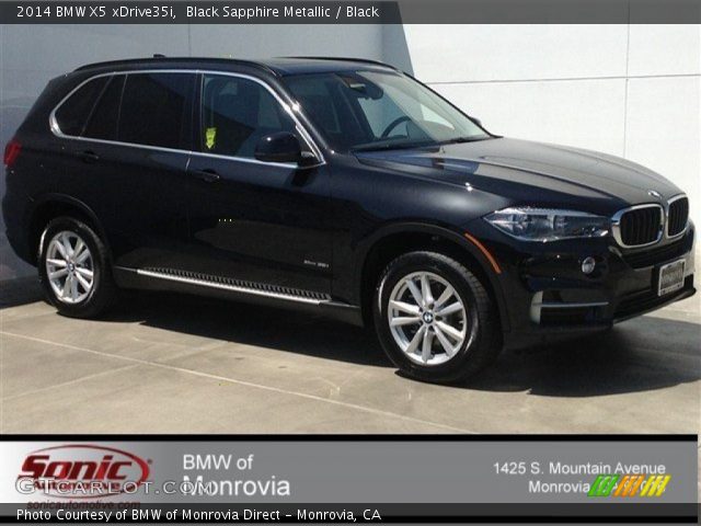2014 BMW X5 xDrive35i in Black Sapphire Metallic