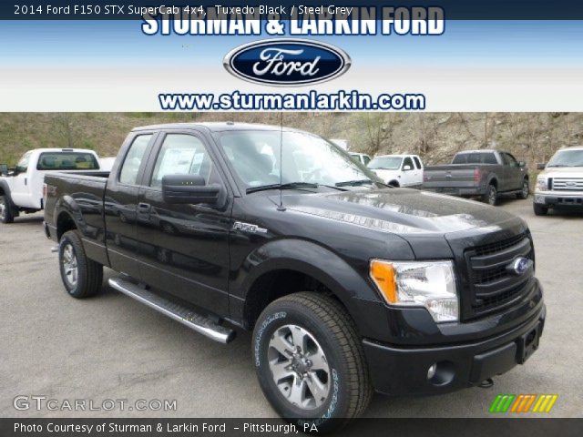 2014 Ford F150 STX SuperCab 4x4 in Tuxedo Black