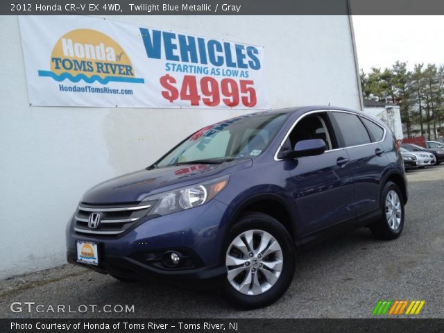 2012 Honda CR-V EX 4WD in Twilight Blue Metallic