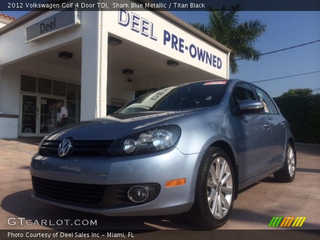 2012 Volkswagen Golf 4 Door TDI in Shark Blue Metallic