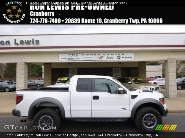 2011 Ford F150 SVT Raptor SuperCab 4x4 in Oxford White