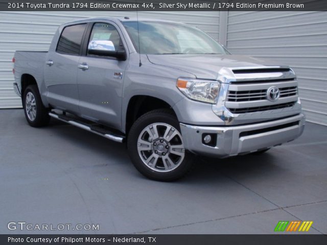 2014 Toyota Tundra 1794 Edition Crewmax 4x4 in Silver Sky Metallic