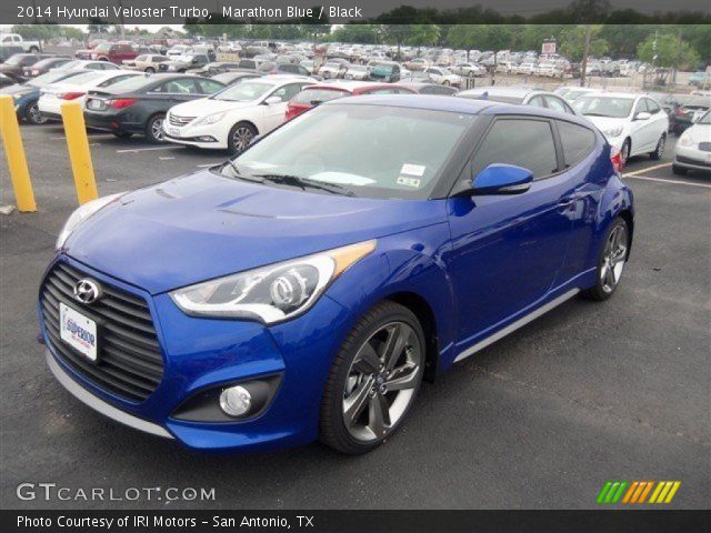 2014 Hyundai Veloster Turbo in Marathon Blue