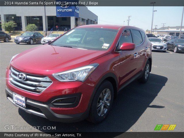 2014 Hyundai Santa Fe Sport FWD in Serrano Red