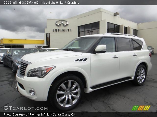 2012 Infiniti QX 56 4WD in Moonlight White