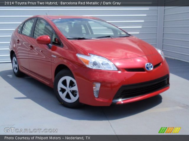 2014 Toyota Prius Two Hybrid in Barcelona Red Metallic