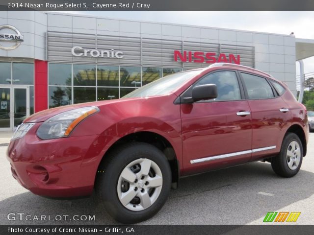 2014 Nissan Rogue Select S in Cayenne Red