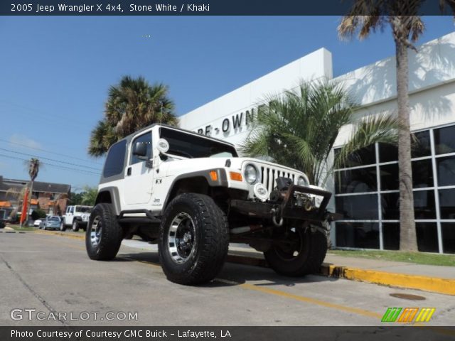 2005 Jeep Wrangler X 4x4 in Stone White